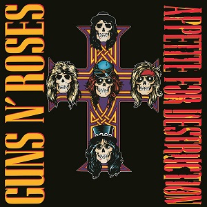 Guns N' Roses, Appetite for Destruction album cover